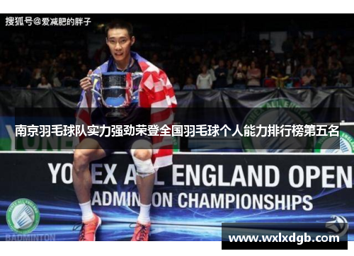 南京羽毛球队实力强劲荣登全国羽毛球个人能力排行榜第五名